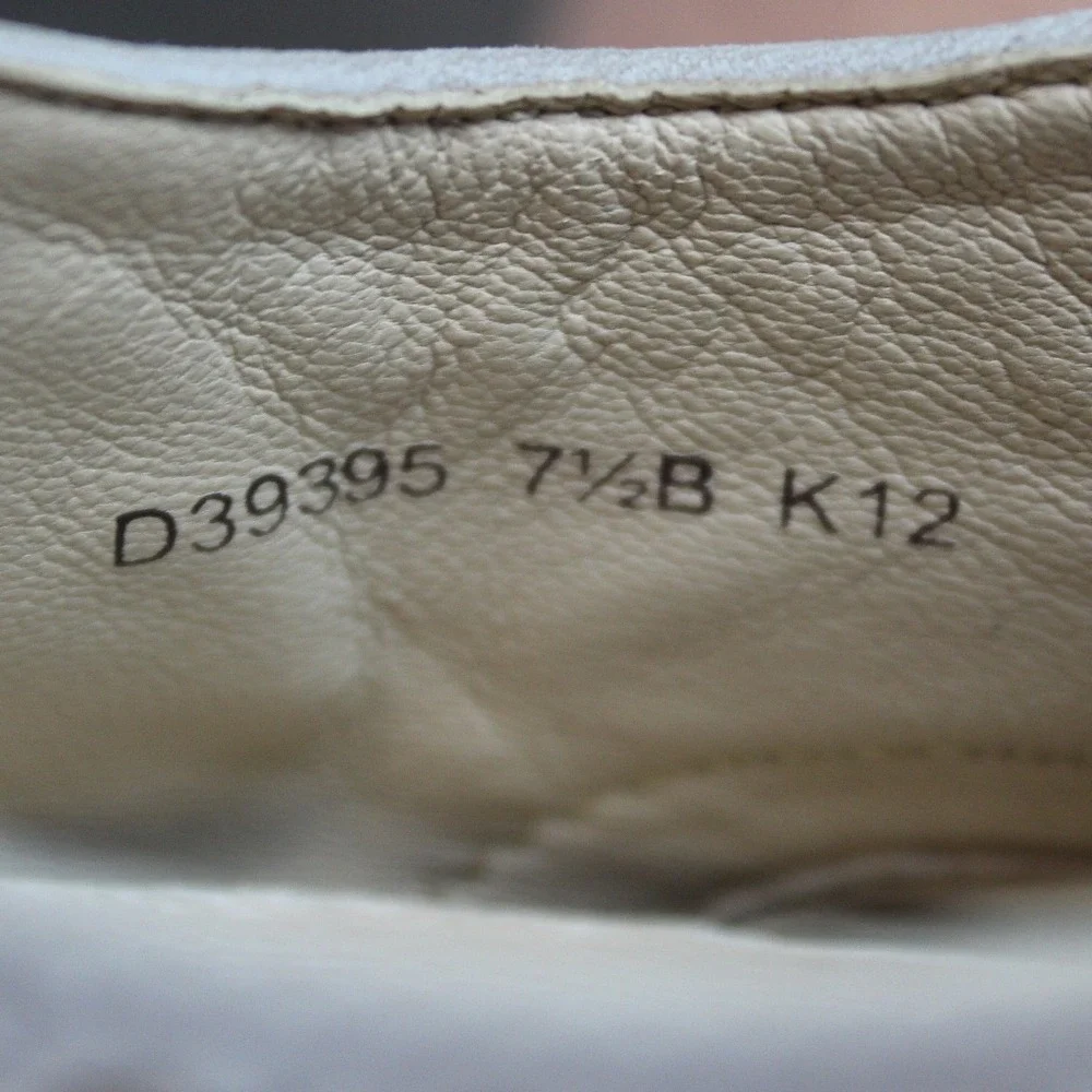 Cole Haan Kids Gray Leather Wingtip Oxford Shoes Yellow Sole Size 7.5B‎ K12